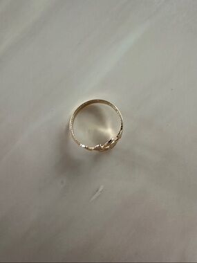 Delicate Gold Knot Ring - Women's Jewelry